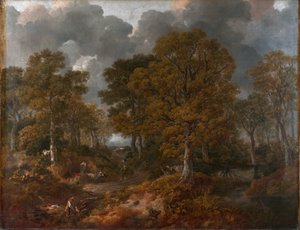 Gainsborough&39;s Forest（&39;Cornard Wood&39;），1748年